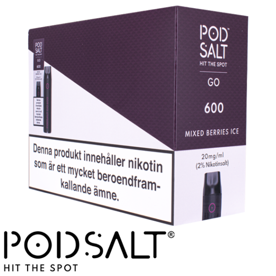 Pod Salt GO 600 Mixed Berries Ice 20 mg