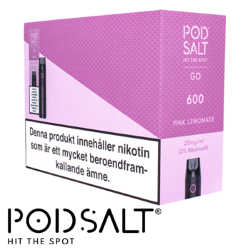 Pod Salt Go 600 Pink Lemonad 20 mg paket