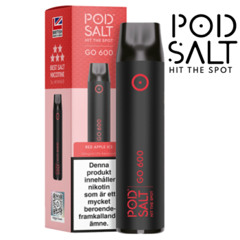 Pod Salt Go 600 Red Apple Ice 20 mg enheten