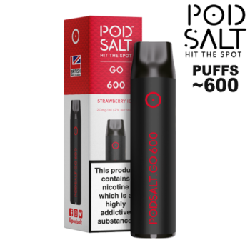 Pod Salt Go 600 Strawberry Ice 20 mg engångsvape