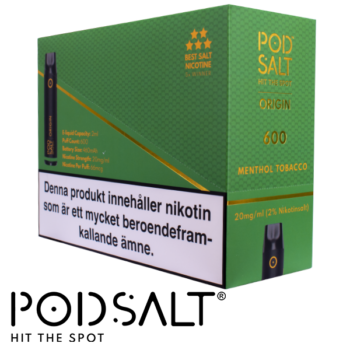 Pod Salt Go 600 Menthol Tobacco 10-pack