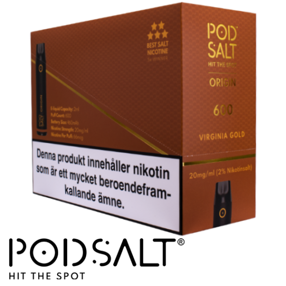 Pod Salt Go 600 Virginia Tobacco 10-pack