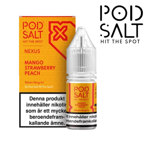 Nexus Mango Strawberry Peach 14 mg e-juice