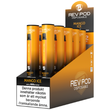 REV POD Mango Ice 10 mg - 10 pack.