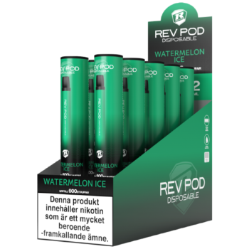 REV POD Watermelon Ice 10 mg - 10 pack.