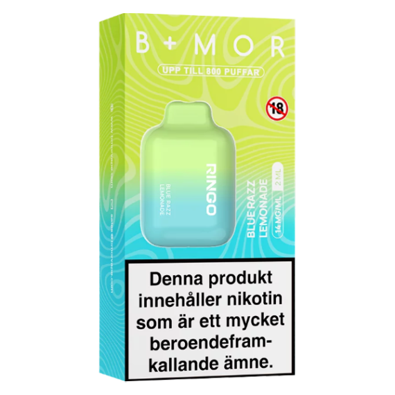 BMOR Ringo Blue Razz Lemonade 14mg - Enhetsförpackning