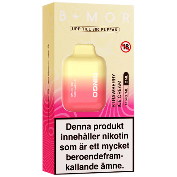 BMOR Ringo Strawberry Ice Cream 14mg - Enhetsförpackning