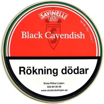 Savinelli Black Cavendish Piptobak