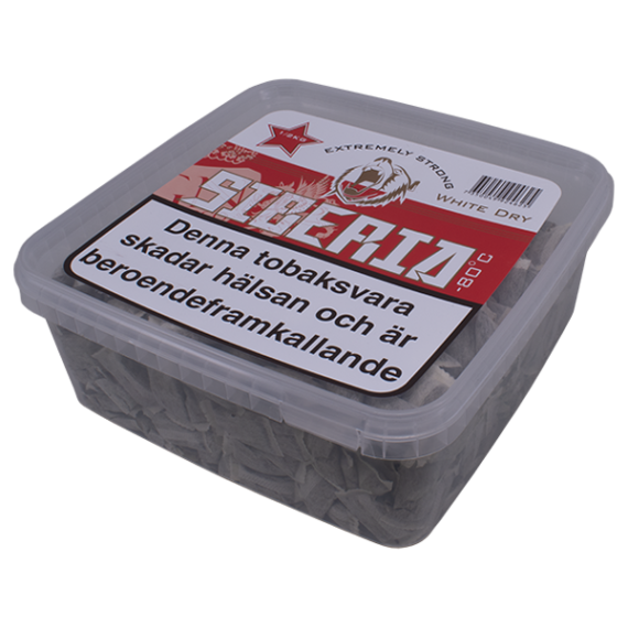 Siberia White Dry Portionssnus 500 Gram Låda