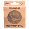 Snusdosa i Rostfritt Stål - Bjud Snus förpackning