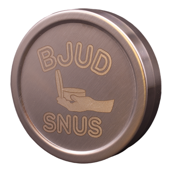 Snusdosa i Rostfritt Stål - Bjud Snus