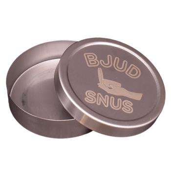 Snusdosa i Rostfritt Stål - Bjud Snus