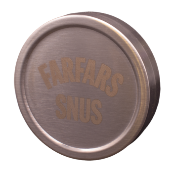 Snusdosa i Rostfritt Stål - Farfars Snus