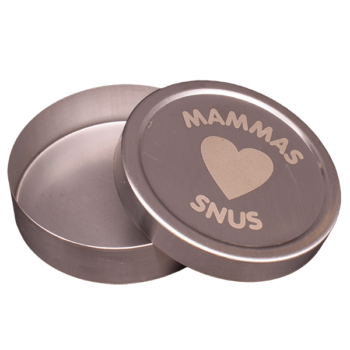 Snusdosa i Rostfritt Stål - Mammas Snus