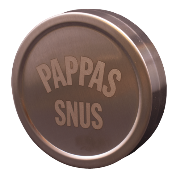 Snusdosa i Rostfritt Stål - Pappas Snus