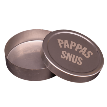 Snusdosa i Rostfritt Stål - Pappas Snus