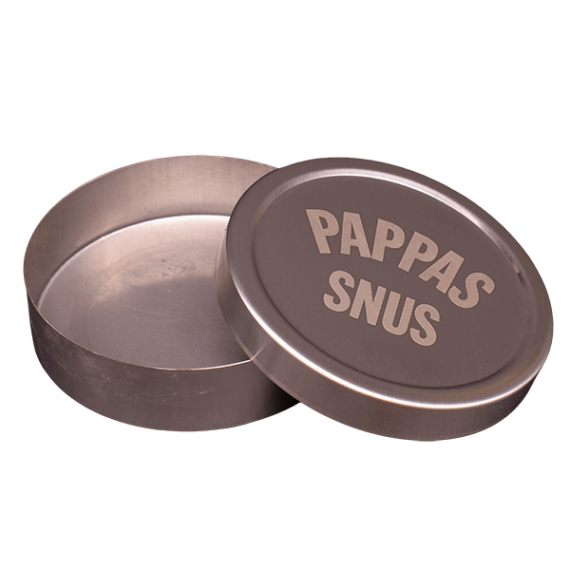 Snusdosa i Rostfritt Stål - Pappas Snus