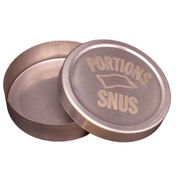 Snusdosa I Rostfritt Stål - Portions Snus