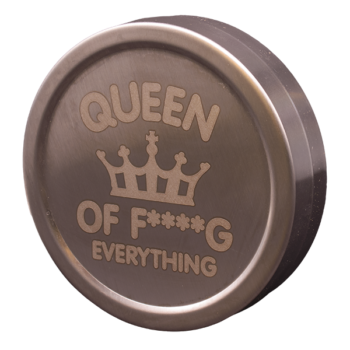 Snusdosa I Rostfritt Stål - Queen Of F****G Everything