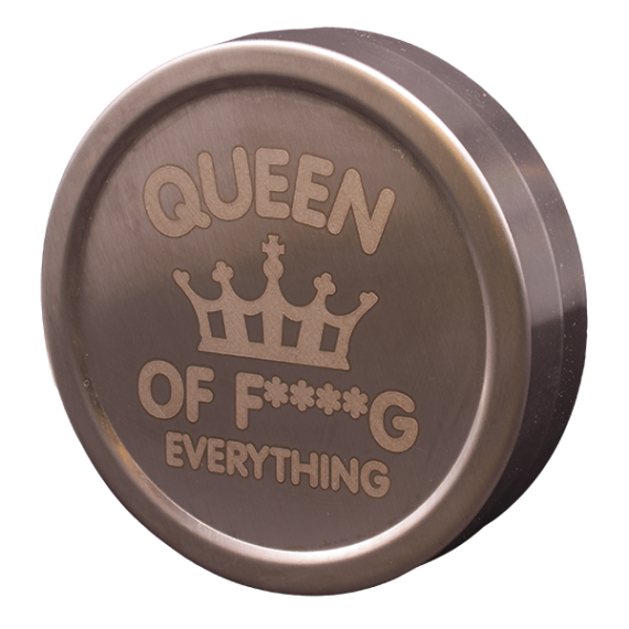 Snusdosa I Rostfritt Stål - Queen Of F****G Everything