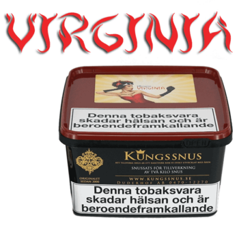 Snussatsen Virginia från Kungssnus för snustillverkning av eget snus hemma. Enkelt, billigt och bra resultat.