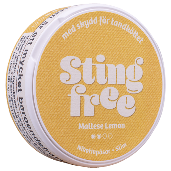 Stingfree Maltese Lemon All White Portionssnus