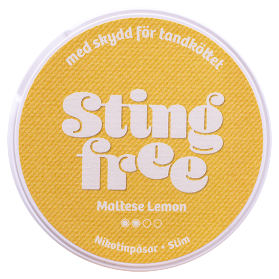 Stingfree Maltese Lemon All White Portionssnus