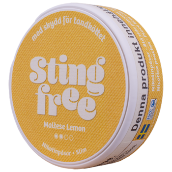 Stingfree Maltese Lemon All White Portionssnus