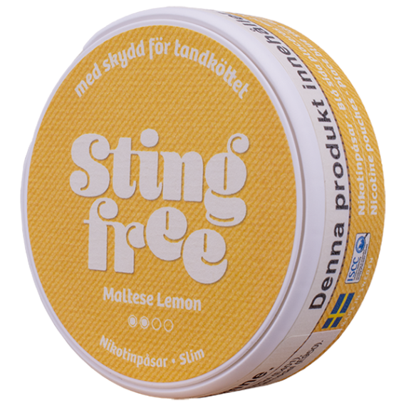 Stingfree Maltese Lemon All White Portionssnus