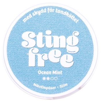 Stingfree Ocean Mint All White portionssnus