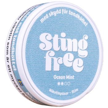 Stingfree Ocean Mint All White portionssnus