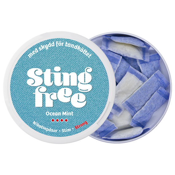 Stingfree Ocean Mint Strong Slim Portionssnus