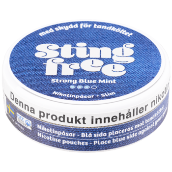 Stingfree Strong Blue Mint All White Slim Portion