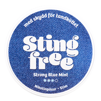 Stingfree Strong Blue Mint All White Slim Portion Framsida