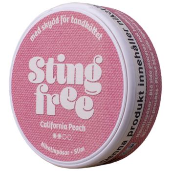 Stingfree California Peach Slim Portionssnus