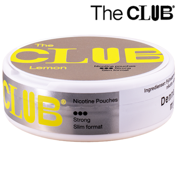 The Club Lemon 9 mg all white portionsnus