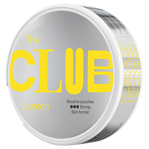 The Club Lemon 9 mg all white portionssnus