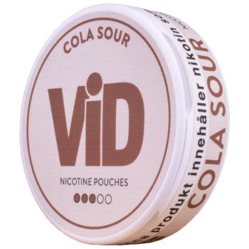 VID Cola Sour All White Portion - Vinkel