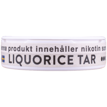 VID Liqourice Tar Slim All White Portion - Sedd från sidan