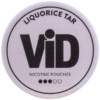 VID Liqourice Tar Slim All White Portion