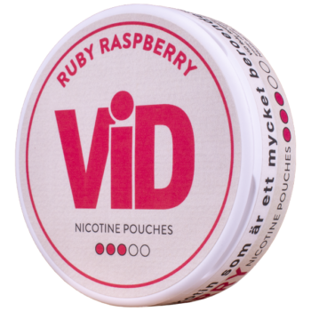 VID Ruby Raspberry All White Portion - Vinkel