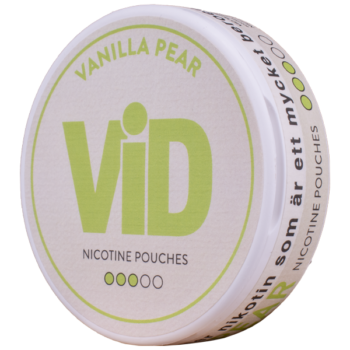 VID Vanilla Pear Slim All White Portion - Vinkel