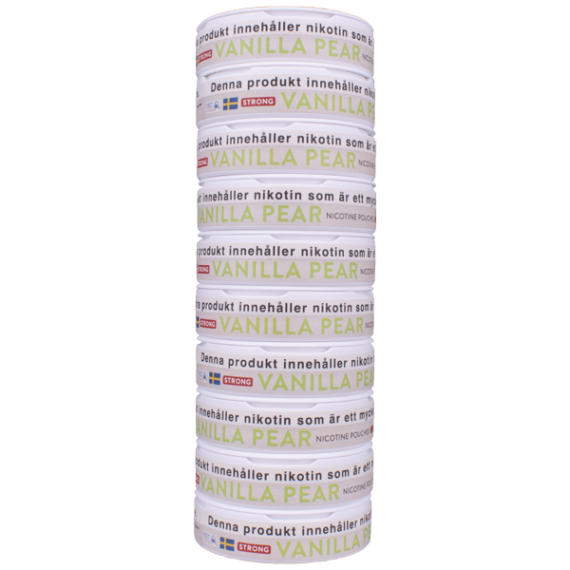 VID Vanilla Pear Strong Slim All White Portion - 10-Pack