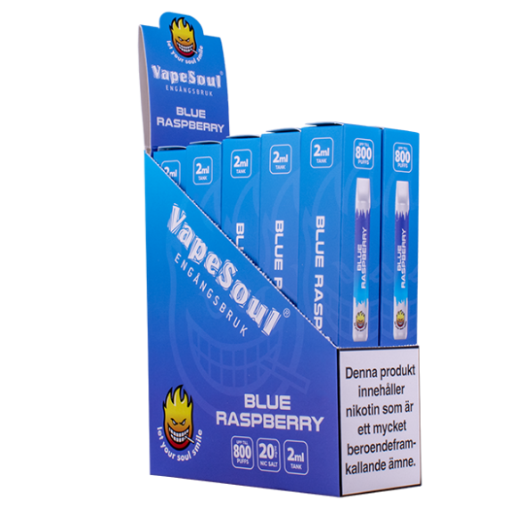 Vapesoul Blue Raspberry 20 mg