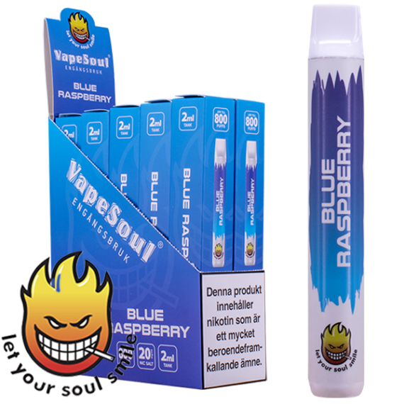 Vapesoul Blue Raspberry 20 mg