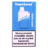 Vapesoul Mini Mod Blue Razz 20 mg - Enhetsförpackning framsidan