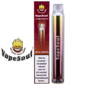 Vapesoul Mesh Clear Cola Lemon 20 mg - vapeenheten.