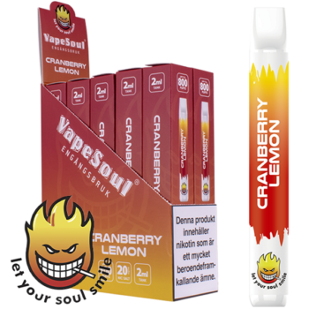 Vapesoul Cranberry Lemon 20 mg