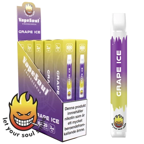 Vapesoul Grape Ice 20 mg