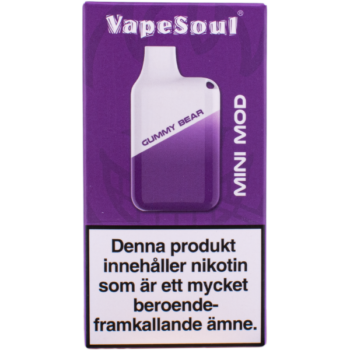 Vapesoul Mini Mod Gummy Bear 20 mg - Enhetsförpackning framsidan